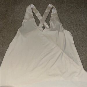 NWT! Esprit Cream Cross-Back Tank Top